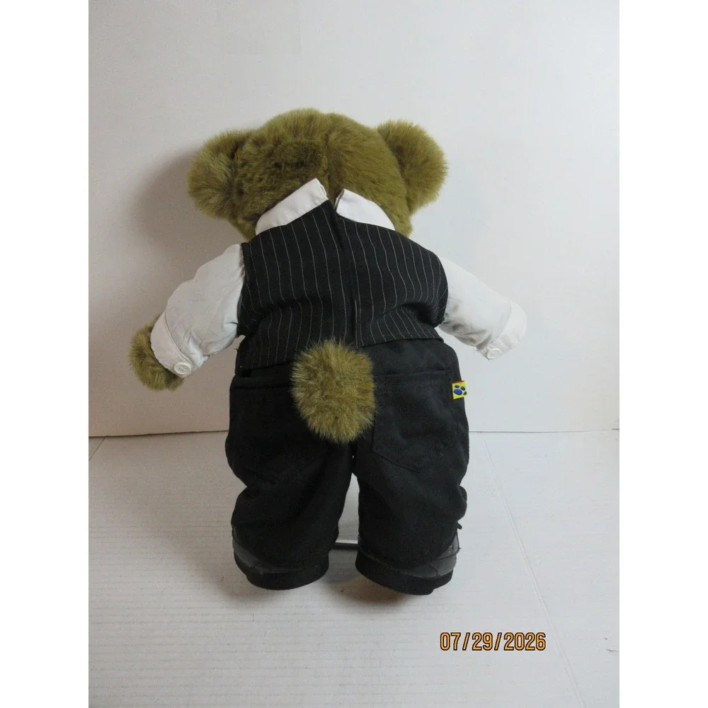 Build A Bear Workshop Plush Teddy Bear in Formal Suit Vest Tie and Heart Boxers